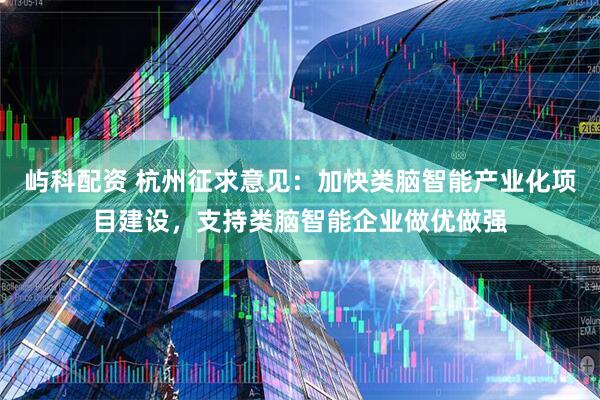 屿科配资 杭州征求意见：加快类脑智能产业化项目建设，支持类脑智能企业做优做强