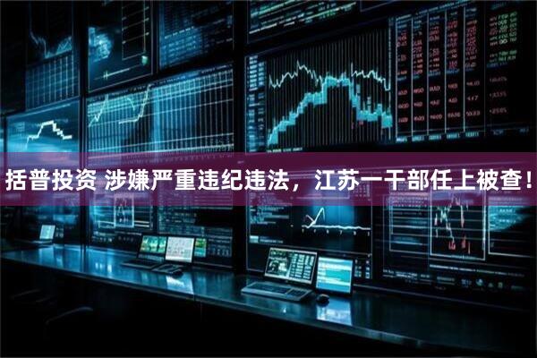 括普投资 涉嫌严重违纪违法，江苏一干部任上被查！