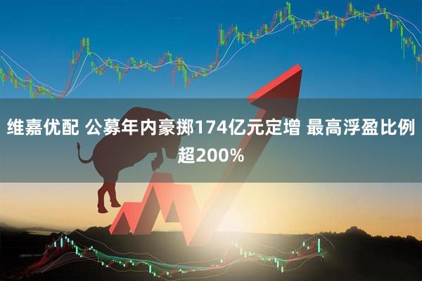 维嘉优配 公募年内豪掷174亿元定增 最高浮盈比例超200%