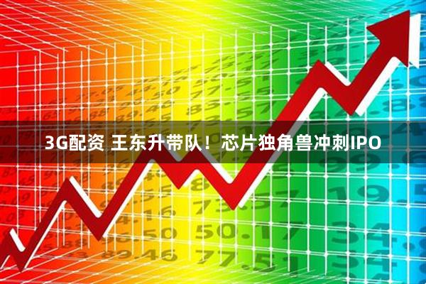 3G配资 王东升带队！芯片独角兽冲刺IPO